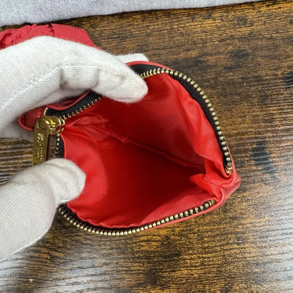 Rustic Cuff Red w/Gold RC Logo Zipper Closure‎ Storage Makeup Bag